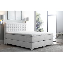 Cama continental Hexa con acolchado decorativo: descanso lujoso