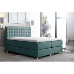 Cama continental Hexa con acolchado decorativo: descanso lujoso