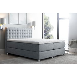 Cama continental Hexa con acolchado decorativo: descanso lujoso