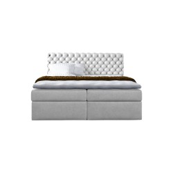 bMeta Title:/b Kontinentales Bett Lumo mit dekorativer Steppung - Luxus und Komfort in Ihrem Schlafzimmer