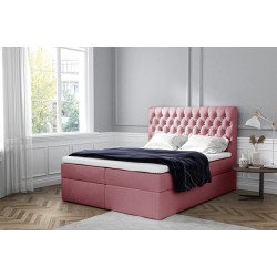 Cama continental Mezo con espacio de almacenamiento para ropa de cama - comodidad y elegancia en tu dormitorio.