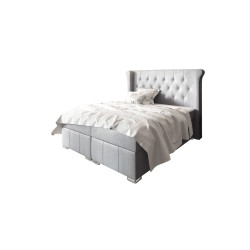 The Simo continental bed with a storage container in Mat velvet 99 fabric – comfort and elegance in your bedroom.