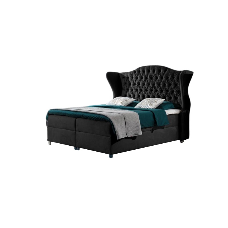 Das Kontinentalbett Vita mit dekorativer Kopfteil-Steppung - Komfort und Eleganz in Ihrem Schlafzimmer.