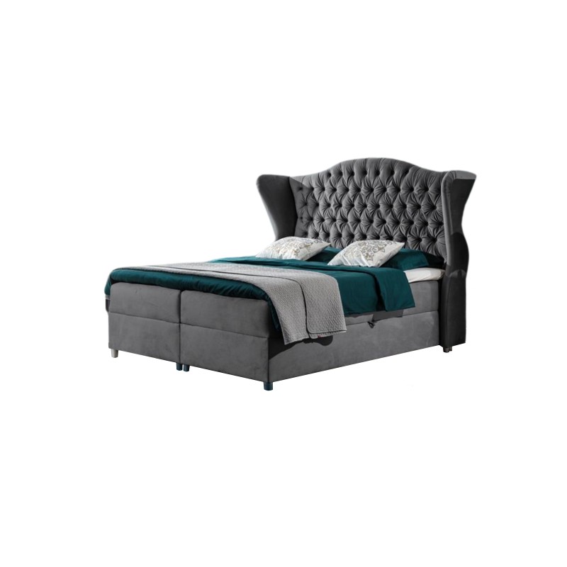 Das Kontinentalbett Vita mit dekorativer Kopfteil-Steppung - Komfort und Eleganz in Ihrem Schlafzimmer.