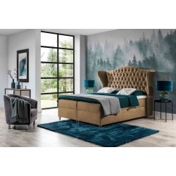 The Vita continental bed with decorative headboard quilting - comfort and elegance in your bedroom