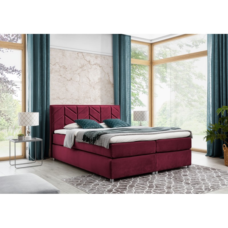 Vita continental bed with decorative stitching - Luxury and comfort every night
