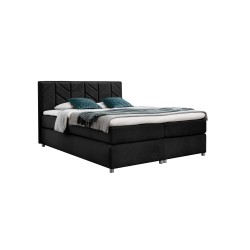 Cama continental Vita con costuras decorativas - Lujo y comodidad cada noche.