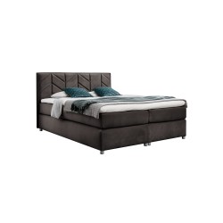 Cama continental Vita con costuras decorativas - Lujo y comodidad cada noche.