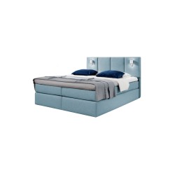 bMeta Title:/b Cama continental Forma con iluminación sensorial - nan, Raquel 16 | Ideal para tu dormitorio