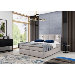 bMeta Title:/b Cama continental Forma con iluminación sensorial - nan, Raquel 16 | Ideal para tu dormitorio