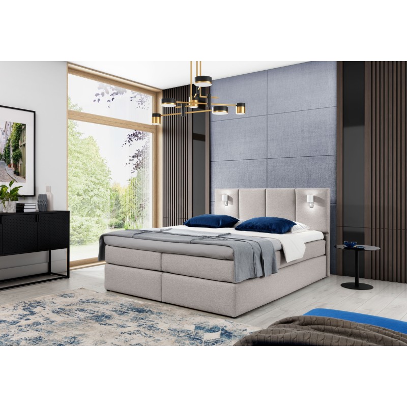 bMeta Title:/b Continental Bed Forma with Sensory Lighting - nan, Raquel 16 | Perfect for Your Bedroom