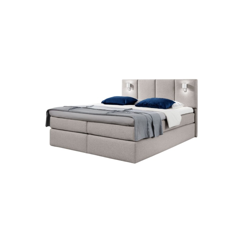 bMeta Title:/b Cama continental Forma con iluminación sensorial - nan, Raquel 16 | Ideal para tu dormitorio