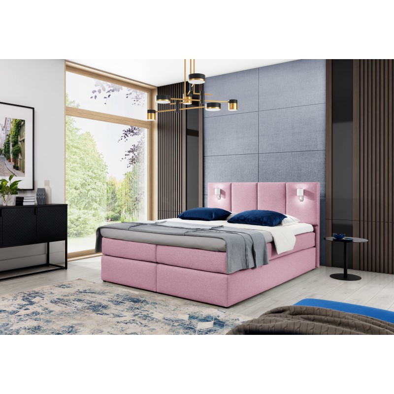bMeta Title:/b Continental Bed Forma with Sensory Lighting - nan, Raquel 16 | Perfect for Your Bedroom