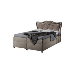 Axis continental bed with bedding storage – elegance and functionality in one