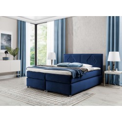 Line continental bed with decorative stitching – elegance and sleeping comfort