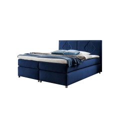 Line continental bed with decorative stitching – elegance and sleeping comfort