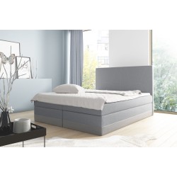 Luxus-Boxspringbett Zone mit Bettkasten - Stoff nan, Inari 100 + Soft 17