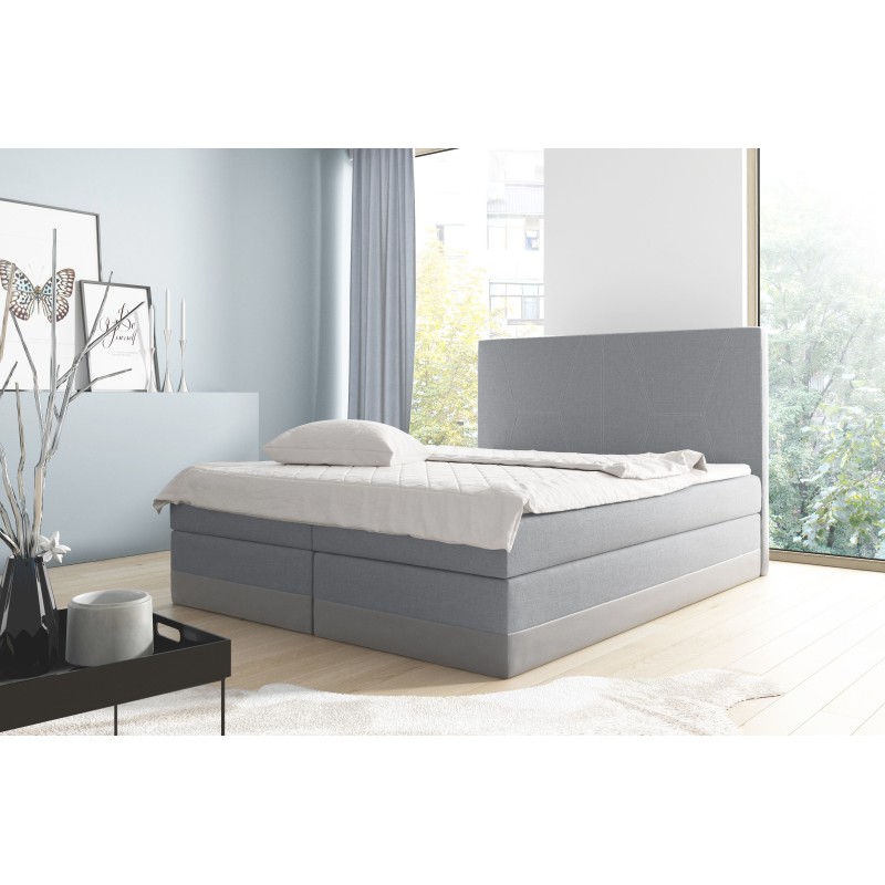 Cama continental de lujo Zone con contenedor para ropa de cama - tela nan, Inari 100 + Soft 17.