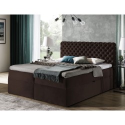 Luxury Chesterfield Continental Bed with Memory - nan, Riviera 97 16 | Premium Style Bedroom