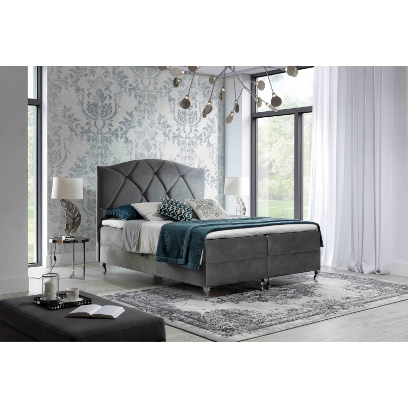 Rando continental bed with storage - style and comfort in one!