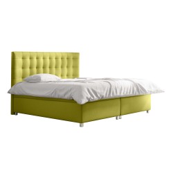 Cama continental Lotos con contenedor: lujo y funcionalidad en uno.