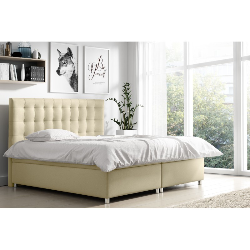 Continental bed Lotos with storage - luxury and functionality in one