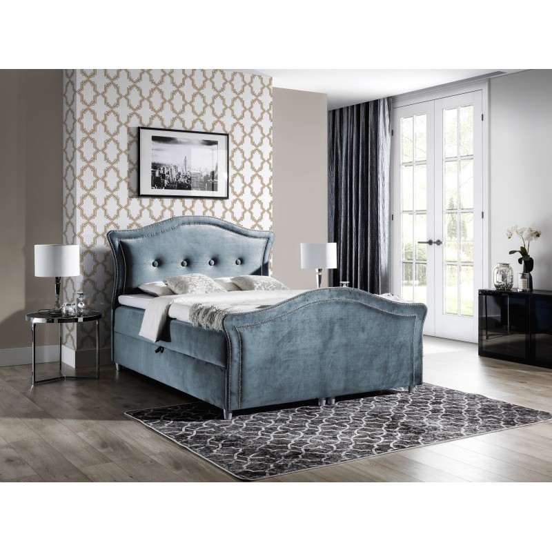 Continental bed Eden with a storage container for bedding, Riviera 91 | Elegant and comfortable bed for the bedroom