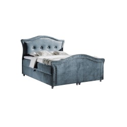 Cama continental Eden con contenedor para ropa de cama nan, Riviera 91 | Cama elegante y cómoda para el dormitorio