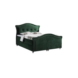 Cama continental Eden con contenedor para ropa de cama nan, Riviera 91 | Cama elegante y cómoda para el dormitorio
