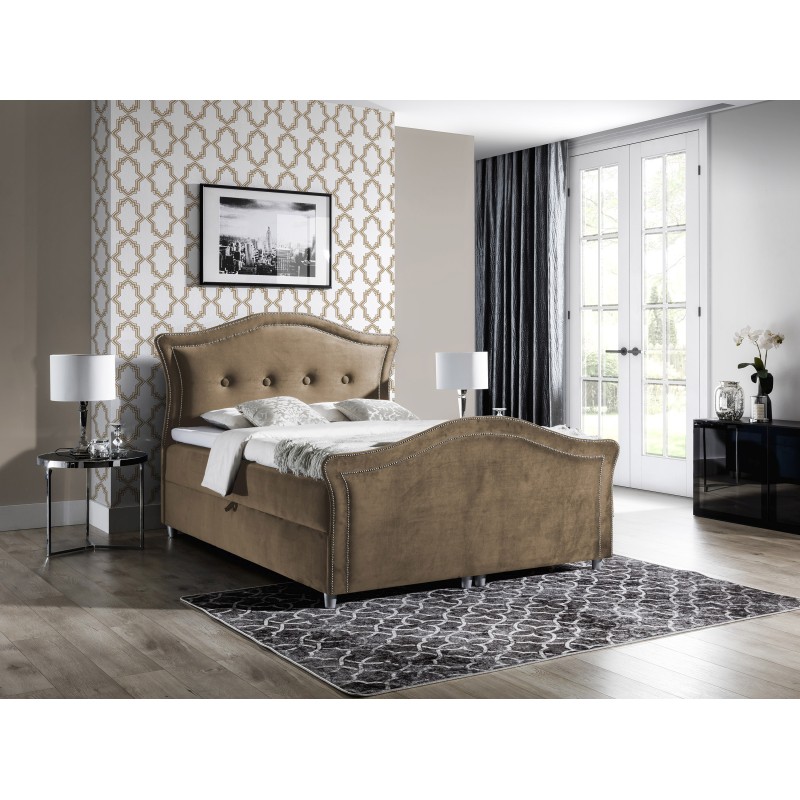 Continental bed Eden with a storage container for bedding, Riviera 91 | Elegant and comfortable bed for the bedroom