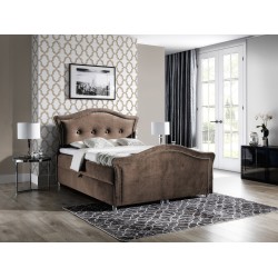 Cama continental Eden con contenedor para ropa de cama nan, Riviera 91 | Cama elegante y cómoda para el dormitorio