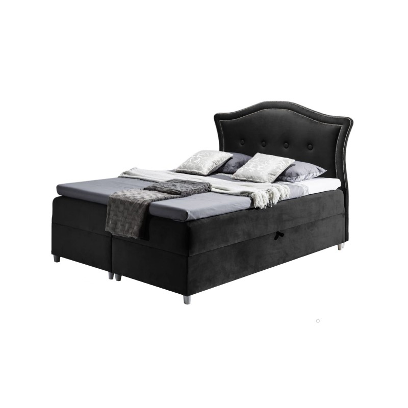 Cama continental Oaza con contenedor para ropa de cama - Lujo y confort para dormir.
