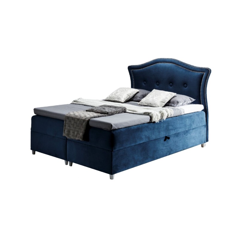 Cama continental Oaza con contenedor para ropa de cama - Lujo y confort para dormir.