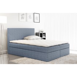 Cama Continental Rubin con Contenedor de Ropa de Cama en Tela nan, Olimp 18 | Comodidad y Practicidad en tu Dormitorio