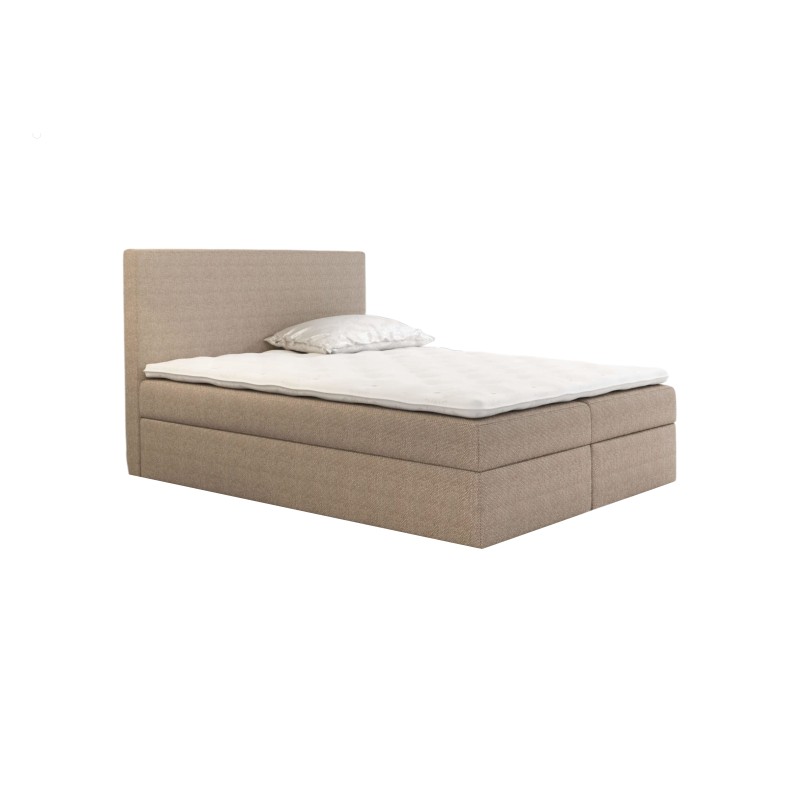 Cama Continental Rubin con Contenedor de Ropa de Cama en Tela nan, Olimp 18 | Comodidad y Practicidad en tu Dormitorio