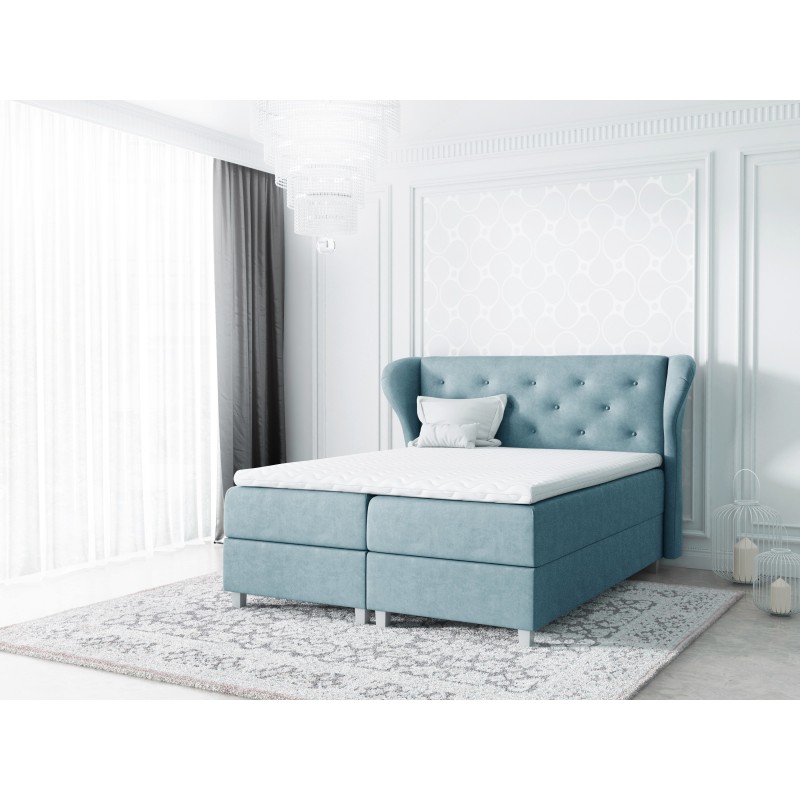 Kontinentales Bett Korona mit Bettkasten | Außergewöhnlicher Komfort und Eleganz in Ihrem Schlafzimmer