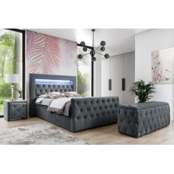 Luxus-Kontinentalbett Belvo mit LED-Beleuchtung | nan | Komfort und Eleganz