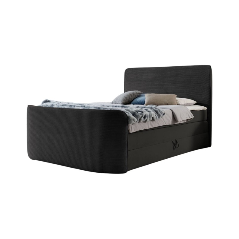 Luxury Bedroom Comfort | Continental Bed Forma with Storage Ottomans in Fabric