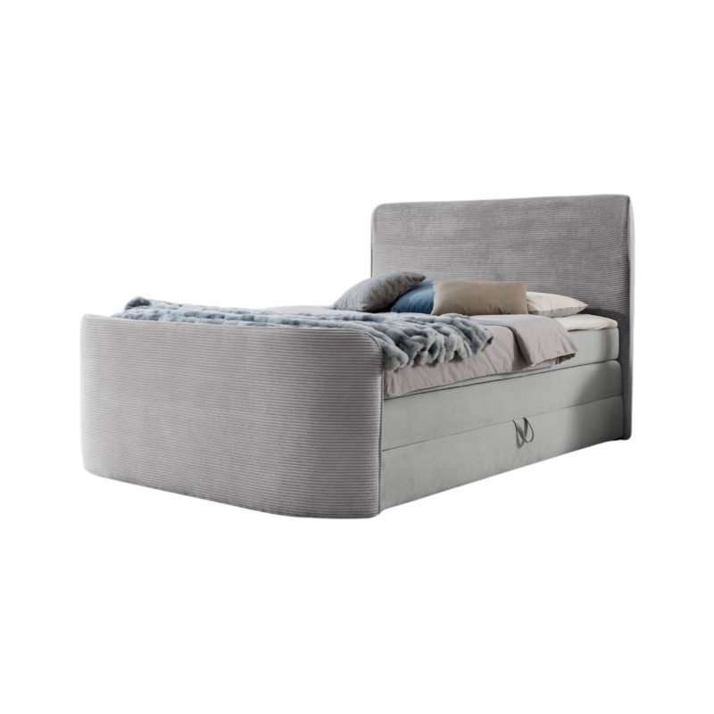 Luxury Bedroom Comfort | Continental Bed Forma with Storage Ottomans in Fabric