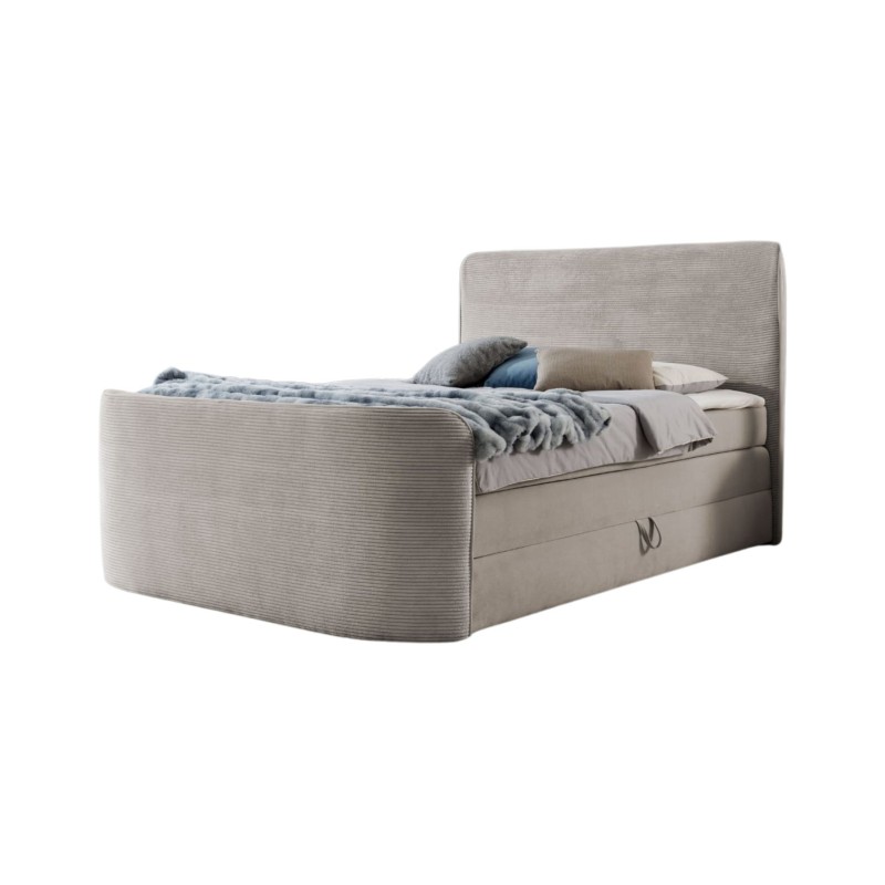 Luxury Bedroom Comfort | Continental Bed Forma with Storage Ottomans in Fabric