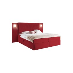 Cama Continental de Lujo Noxar con Iluminación Sensorial