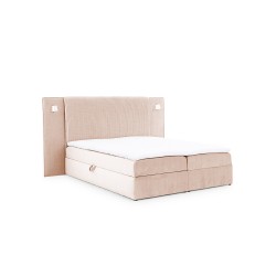 Cama Continental de Lujo Noxar con Iluminación Sensorial