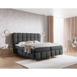 Prismo continental bed with decorative tufting – elegance and sleeping comfort