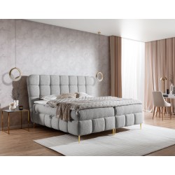 Prismo continental bed with decorative tufting – elegance and sleeping comfort