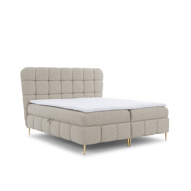 Prismo continental bed with decorative tufting – elegance and sleeping comfort