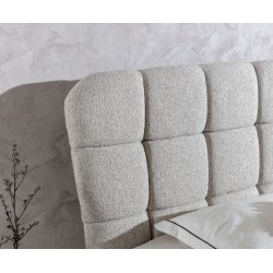 Prismo continental bed with decorative tufting – elegance and sleeping comfort