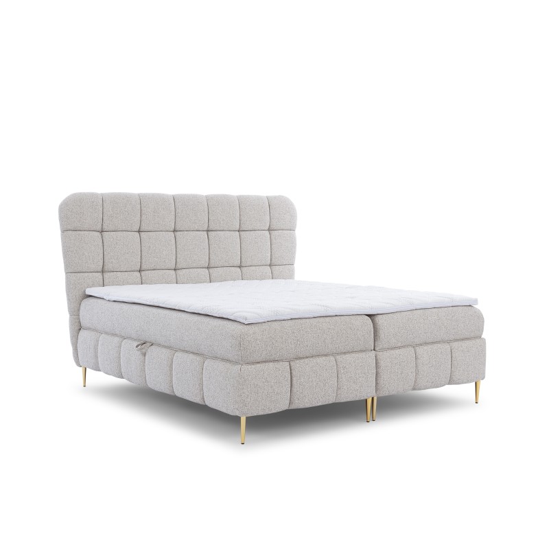 Prismo continental bed with decorative tufting – elegance and sleeping comfort