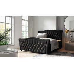 Continental bed Torvi with decorative quilting nan - match your sleep to the glamour style.