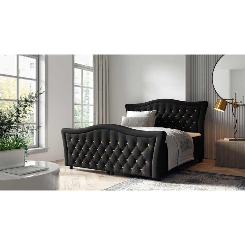 Continental bed Torvi with decorative quilting nan - match your sleep to the glamour style.