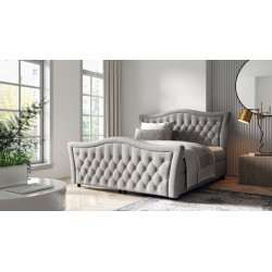 Continental bed Torvi with decorative quilting nan - match your sleep to the glamour style.